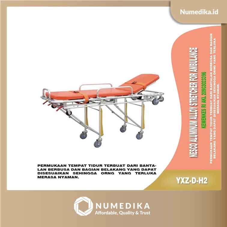 Aluminium Alloy Strecher For Ambulance Nesco Tipe YXZ-D-H2